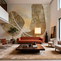 Metallic Textures II Mural Wallpaper - room preview 02
