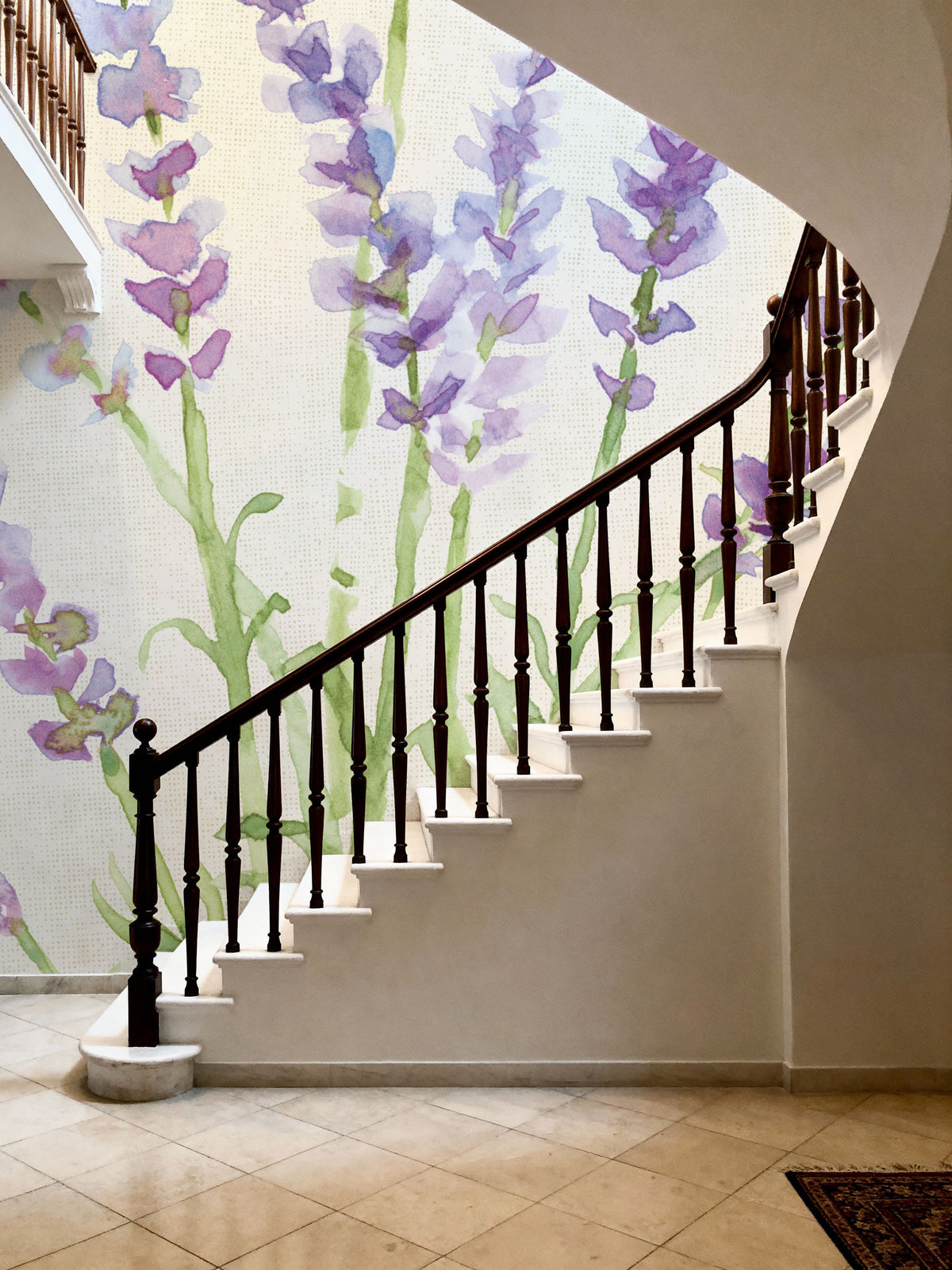Fresh Floral VI Mural Wallpaper - room preview 02