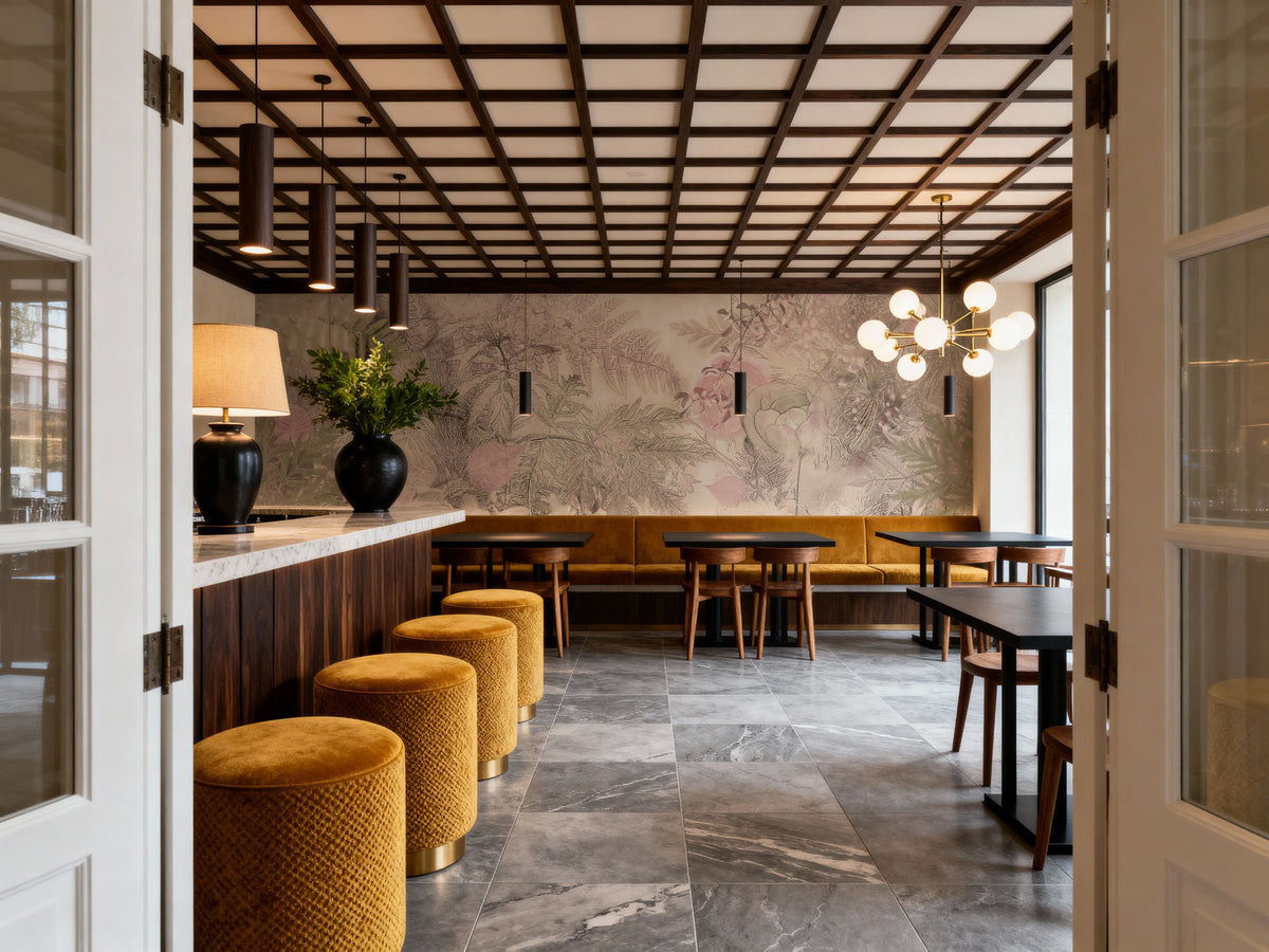 Tapisserie Florale Mural Wallpaper - room preview 02
