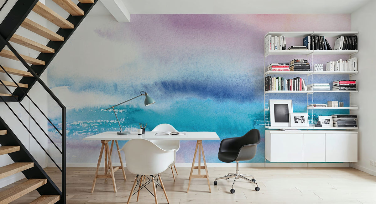 Washed Sunset Mural Wallpaper - room preview 02
