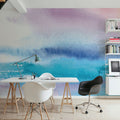 Washed Sunset Mural Wallpaper - room preview 02