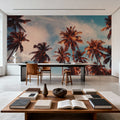 Coachella Sunrise Mural Wallpaper - room preview 02