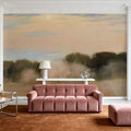 Sienna Fields I Moon Sq Mural Wallpaper - room preview 02