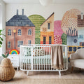 Our Street Mural Wallpaper - room preview 02