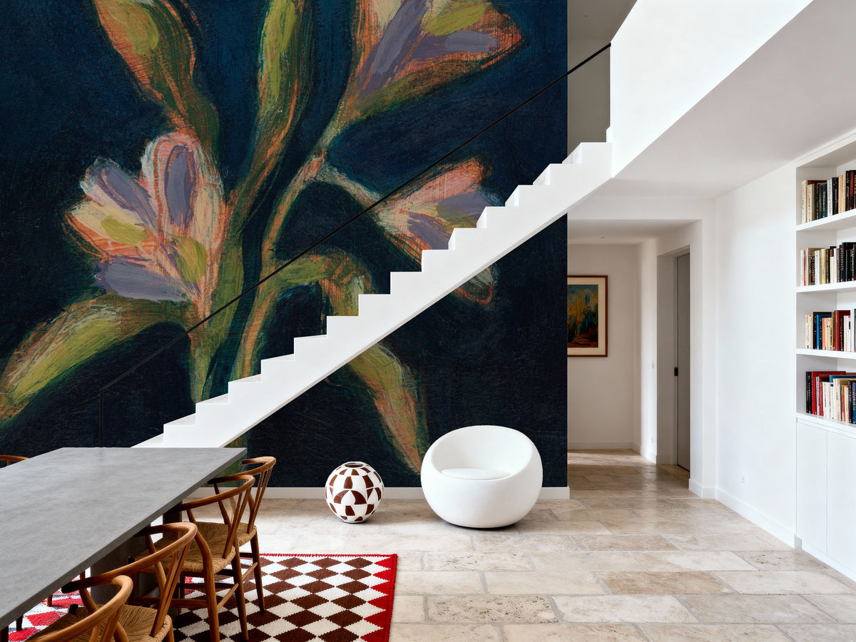 Autumn Blooms IV Mural Wallpaper - room preview 02