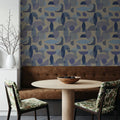 Homley Geometry, Stone Mural Wallpaper - room preview 02
