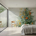 Vintage Holiday II Mural Wallpaper - room preview 02
