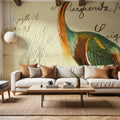 Pretty Bird II Mural Wallpaper - room preview 02