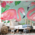 Fruity Flamingos I Mural Wallpaper - room preview 02