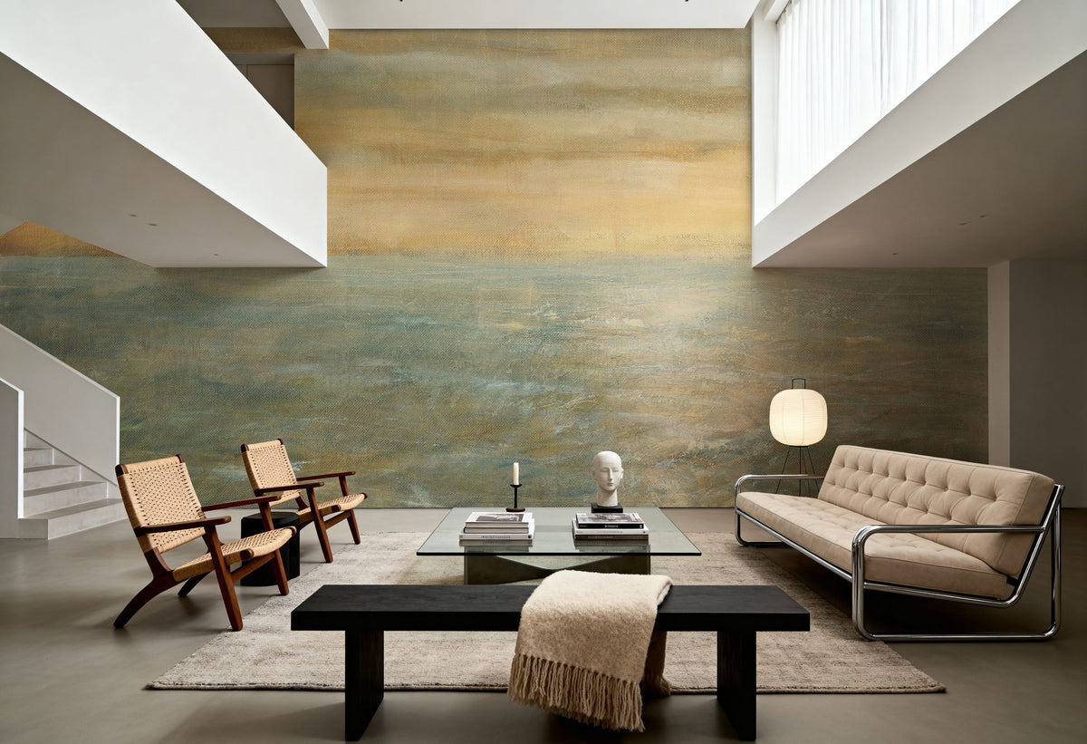 Serene Sea Mural Wallpaper - room preview 02