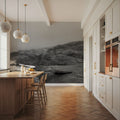 Peggy's Cove Lighthouse BW Mural Wallpaper - room preview 02