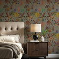 Statement Palms Petite, Laurel Mural Wallpaper - room preview 02