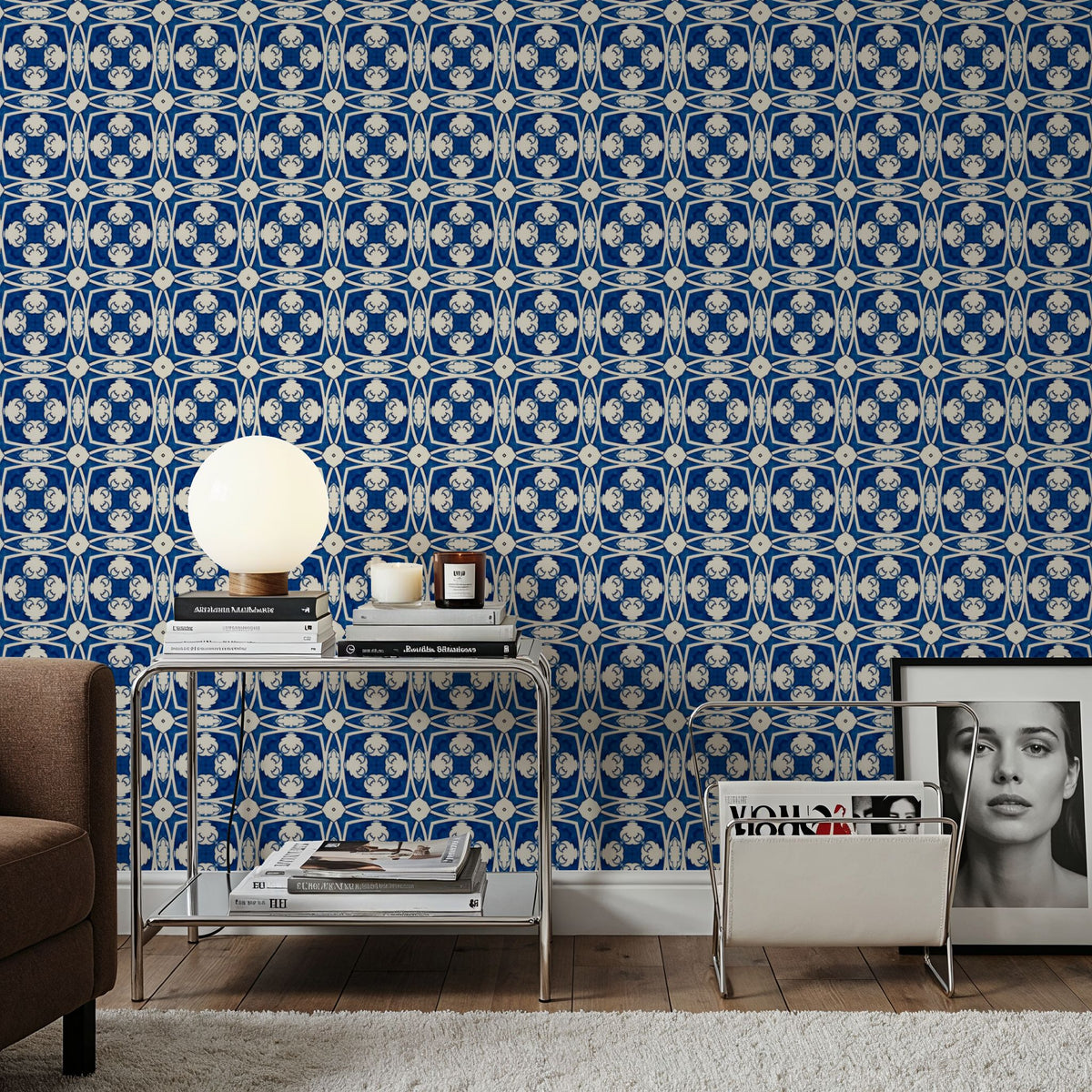 Nara Cotton Fields Mural Wallpaper - room preview 02