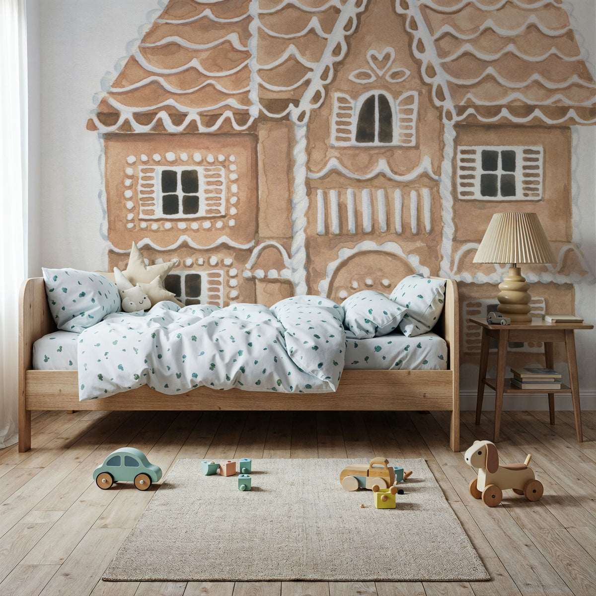 Gingerbread Dream House I Mural Wallpaper - room preview 02