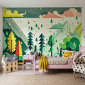Fantasy Forest Summer Mural Wallpaper - room preview 02