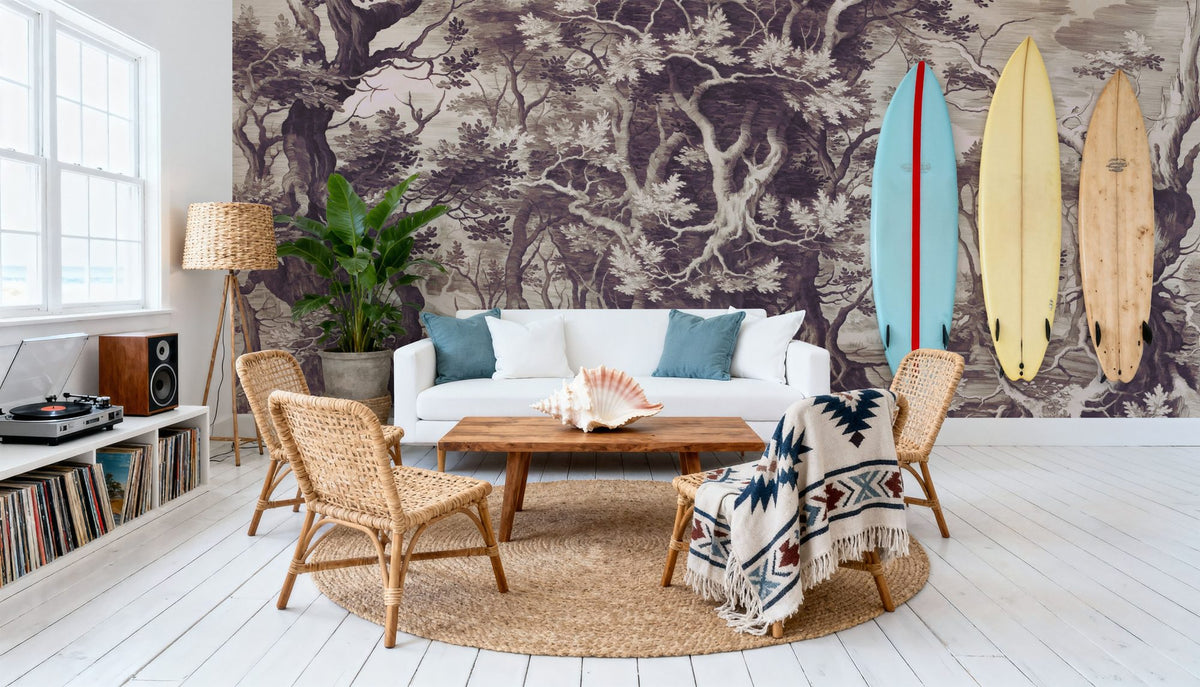Mystic Forest Mural Wallpaper - room preview 02