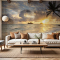 Oahau Beach Mural Wallpaper - room preview 02