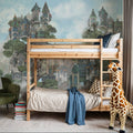 Treehouse Neighborhood Mural Wallpaper - room preview 02