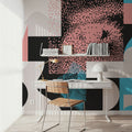 Transisition Texture Mural Wallpaper - room preview 02