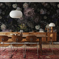 Blooming Rose Garden Mural Wallpaper - room preview 02