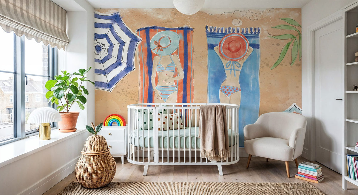 Sunkissed III Beach Mural Wallpaper - room preview 02
