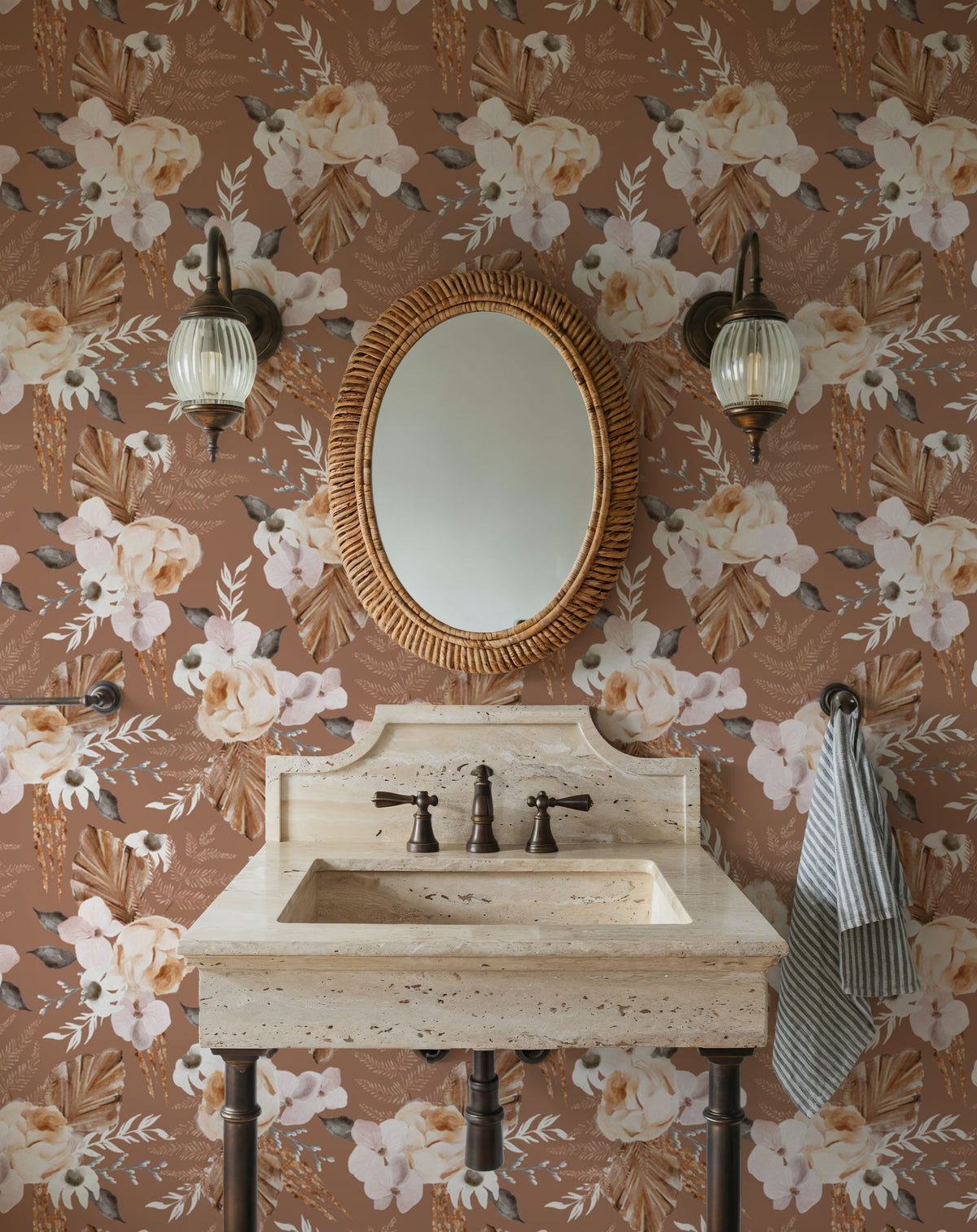 Birch Boquet Mural Wallpaper - room preview 02