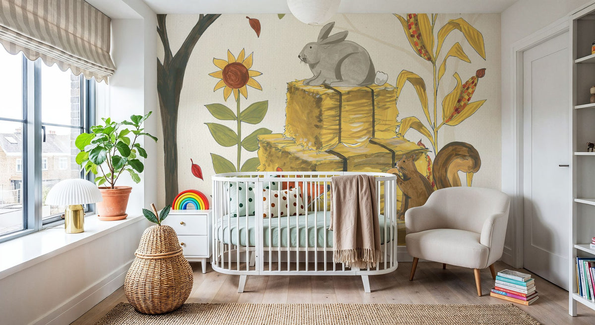 Woodland Harvest IV Mural Wallpaper - room preview 02