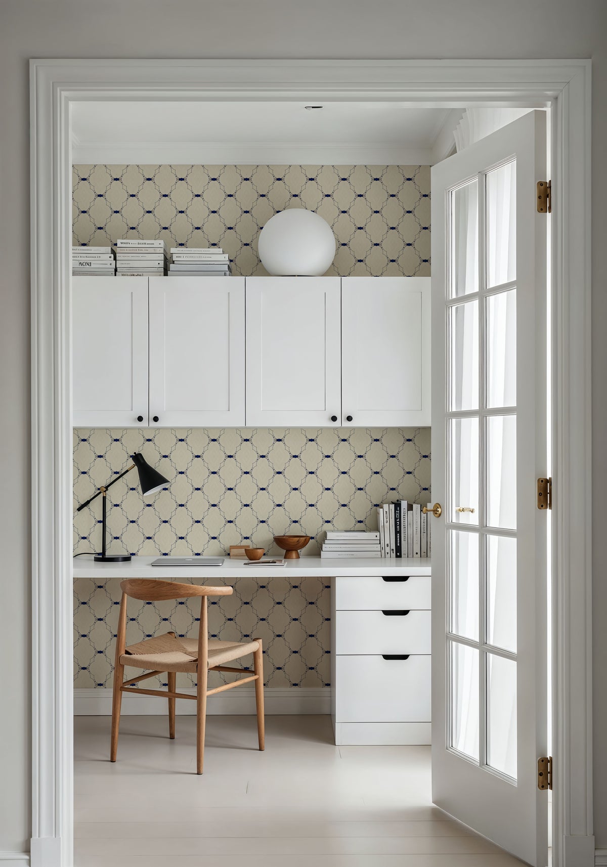 Nara Medallion Mural Wallpaper - room preview 02