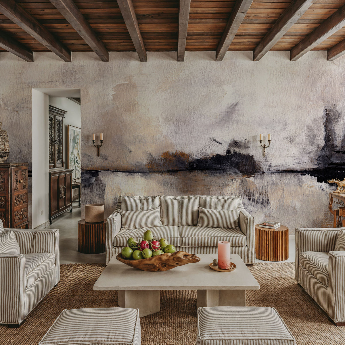 Abstract Landscape Mural Wallpaper - room preview 02