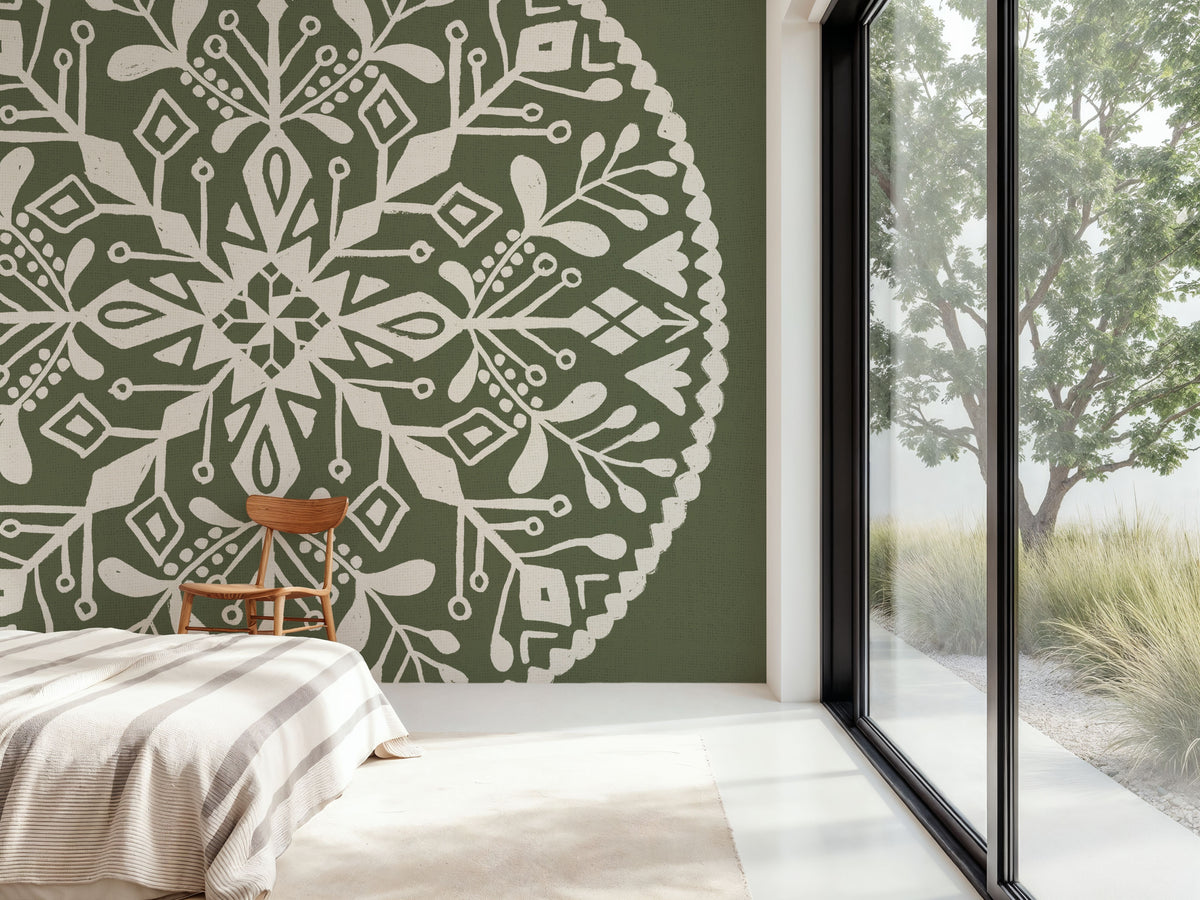 Holiday Form XI Mural Wallpaper - room preview 02