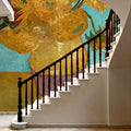 Vase with Twelve Sunflowers Mural Wallpaper - room preview 02