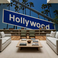 Hollywood Palms Mural Wallpaper - room preview 02