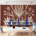 Illuminated Floral II Mural Wallpaper - room preview 02