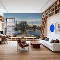 Greetings From Brooklyn Bridge Mural Wallpaper - room preview 02