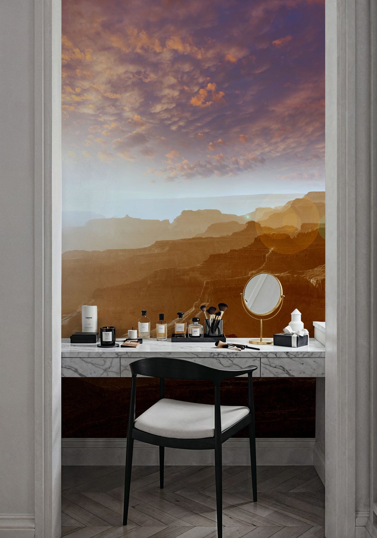 Grand Canyon Sunset Mist Mural Wallpaper - room preview 02