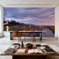Sunset Cottage Path Mural Wallpaper - room preview 02