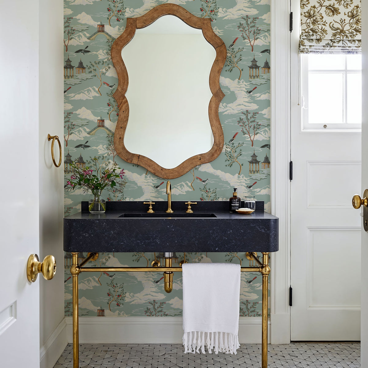 Temple Garden Mural Wallpaper - room preview 02