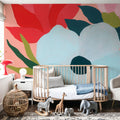 Pretty Florals I Mural Wallpaper - room preview 02