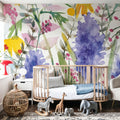 March Flowers Mural Wallpaper - room preview 02