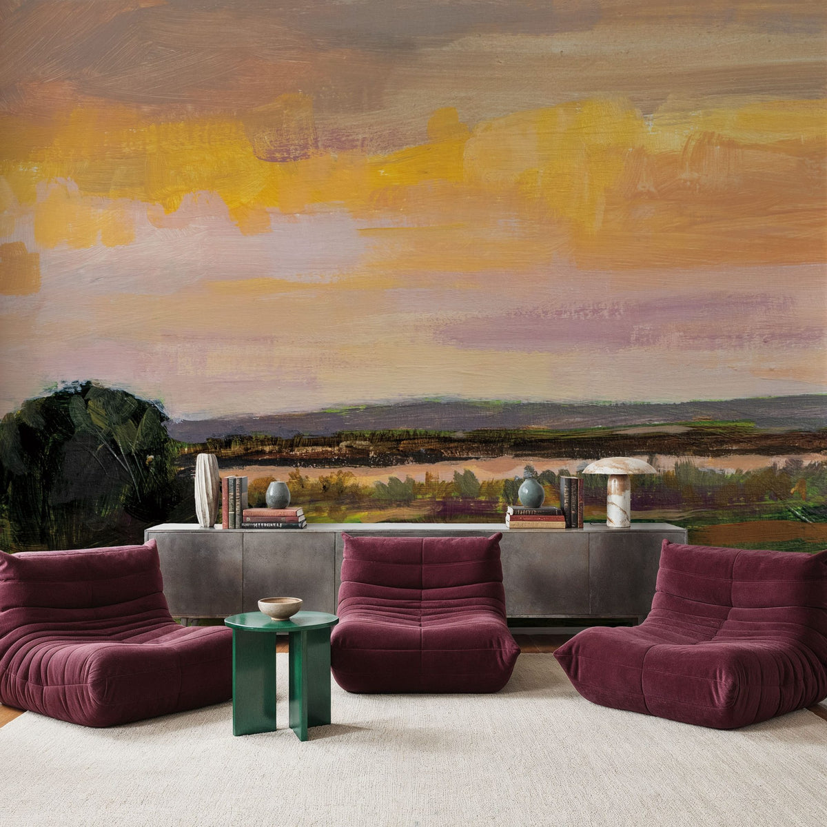 Mesa Dusk Mural Wallpaper - room preview 02