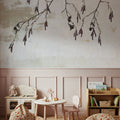 Catkins in Plaster I Mural Wallpaper - room preview 02
