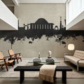 Lilongwe Malawi Skyline Concrete Mural Wallpaper - room preview 02