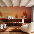 Sweden Sunrise Mural Wallpaper - room preview 02