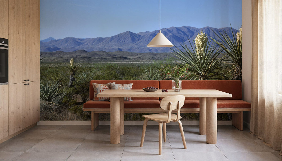 Desert Yucca Vista Mural Wallpaper - room preview 02