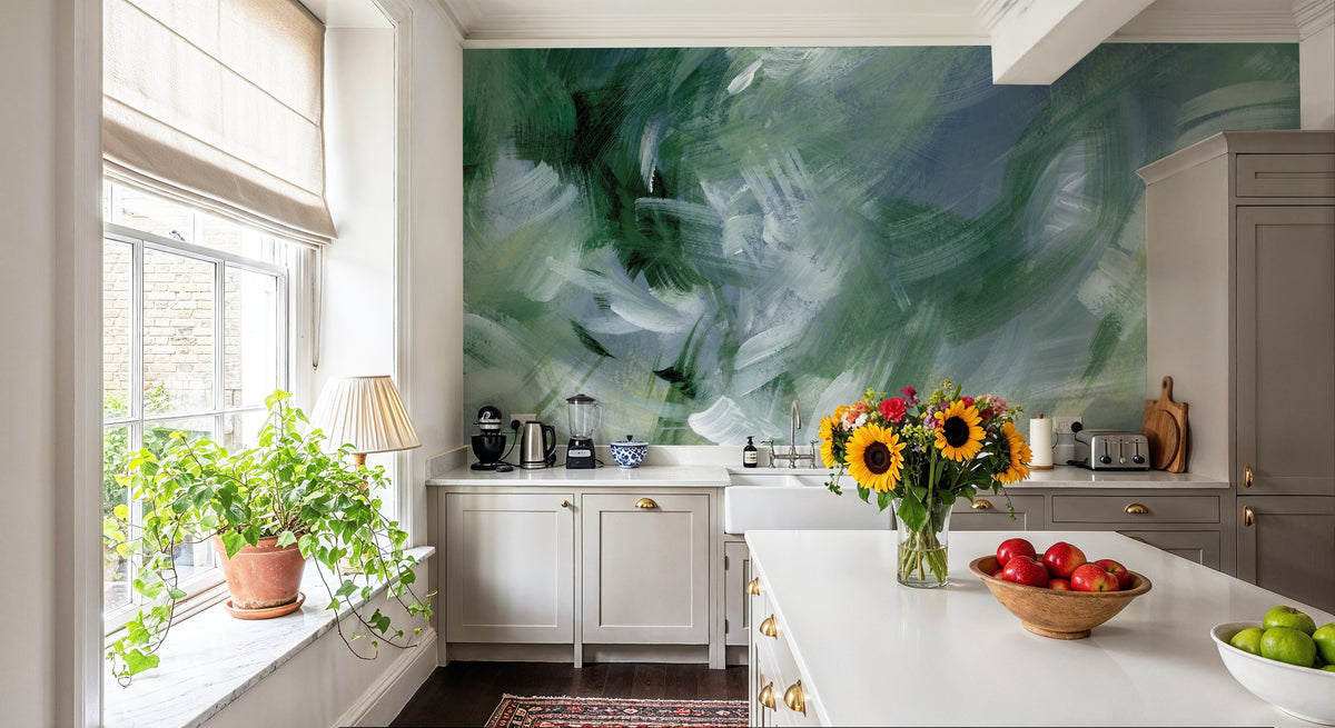Moonlit Meadow Mural Wallpaper - room preview 02