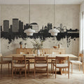 Southend-on-Sea England Skyline Concrete Mural Wallpaper - room preview 02
