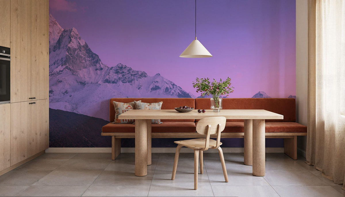 Himalayas At Sunset Mural Wallpaper - room preview 02