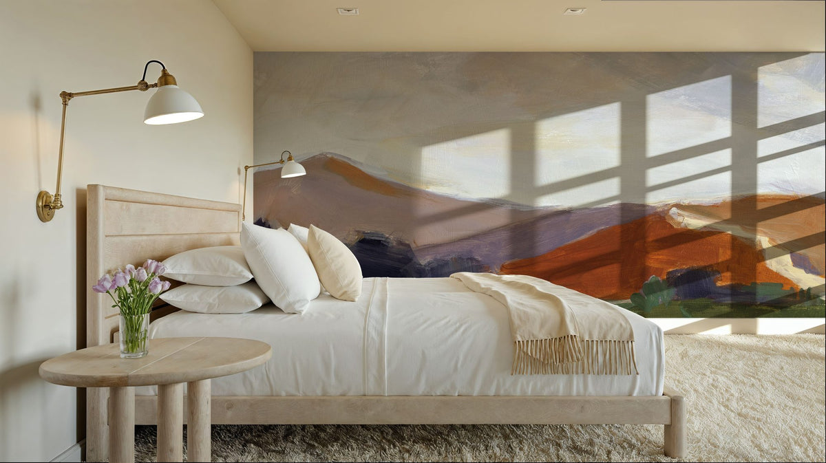 Sing to the Mountains Green Mural Wallpaper - room preview 02