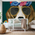 Regal Beagle Mural Wallpaper - room preview 02