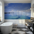 Tropical Horizon Mural Wallpaper - room preview 02